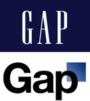 New and Old Gap Logo